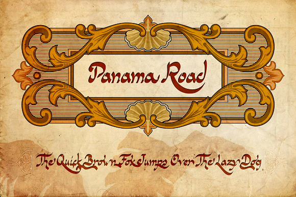 Panama Road font in Script Fonts - product preview 3
