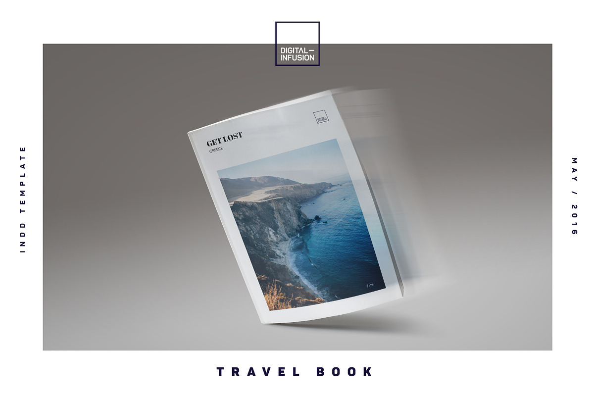 GET LOST / Travel Magazine in Magazine Templates - product preview 8