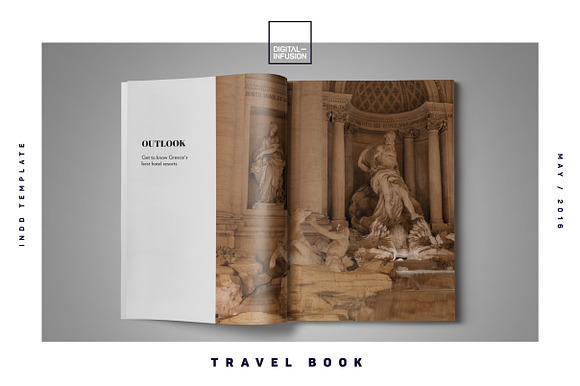 GET LOST / Travel Magazine in Magazine Templates - product preview 1