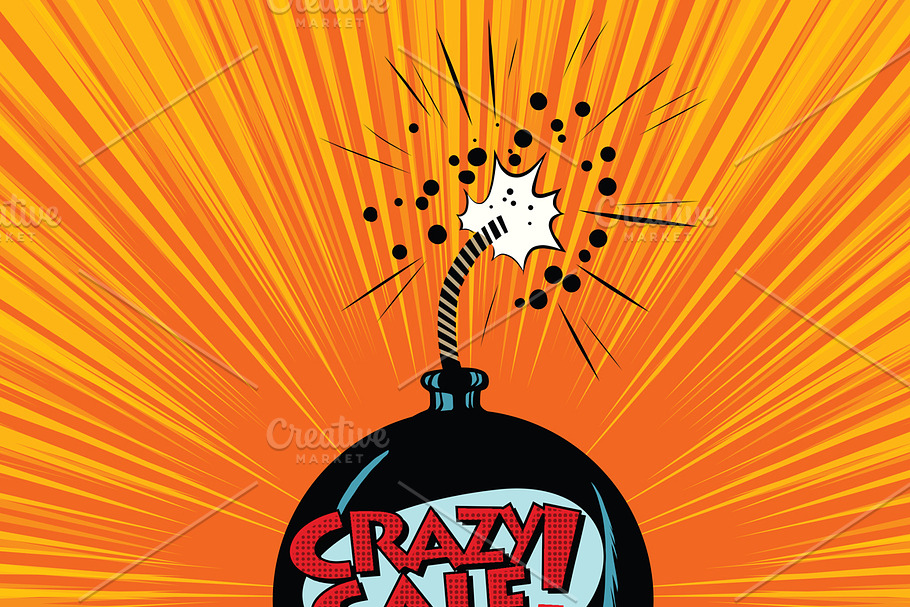 News bomb crazy sale in Illustrations - product preview 8