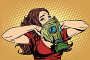 gas mask girl