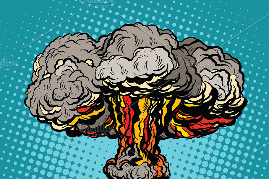 Nuclear explosion radioactive in Illustrations - product preview 8