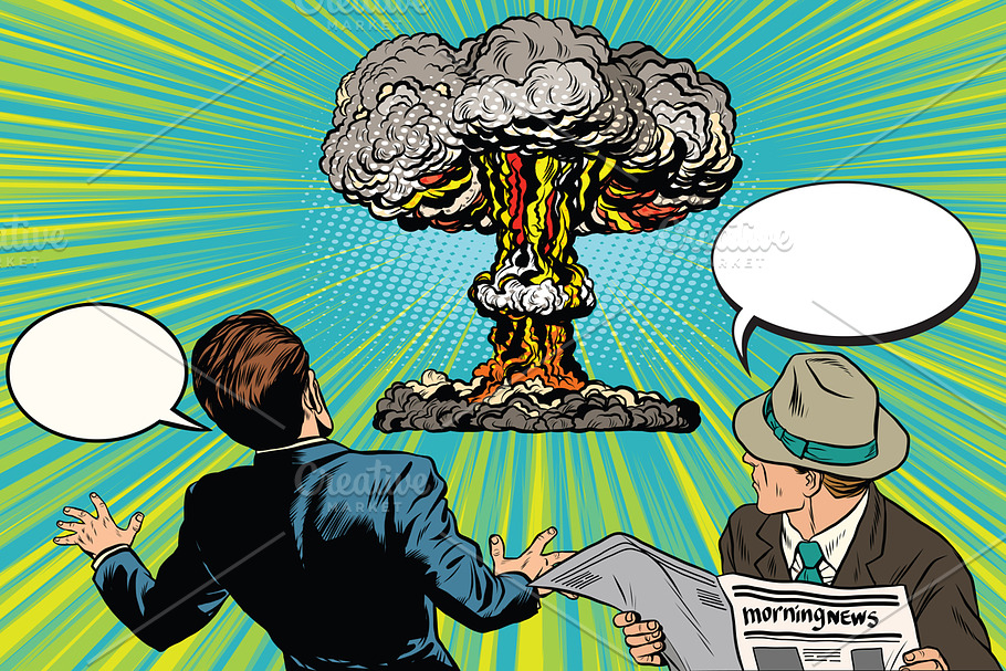The beginning of a nuclear war in Illustrations - product preview 8