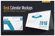 Desk Calendar 2016 Mockups 