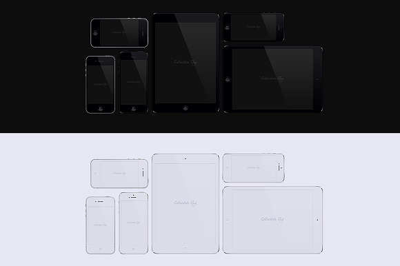 [50% Sale] Vector Apple Devices in Product Mockups - product preview 3