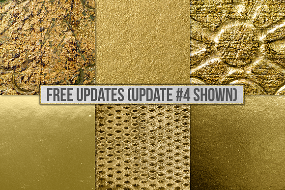 Gold Foil Textures, Gold Backgrounds in Textures - product preview 36