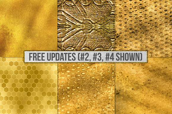 Gold Foil Textures, Gold Backgrounds in Textures - product preview 37
