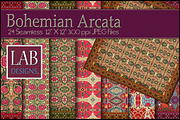 24 Bohemian Fabric Testures