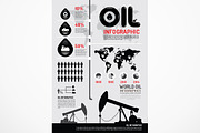 infographic oil of the world vector