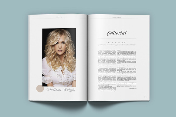 Lifestyle & Fashion Magazine in Magazine Templates - product preview 2