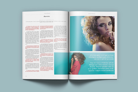 Lifestyle & Fashion Magazine in Magazine Templates - product preview 6