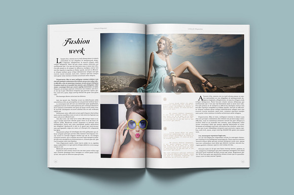 Lifestyle & Fashion Magazine in Magazine Templates - product preview 10