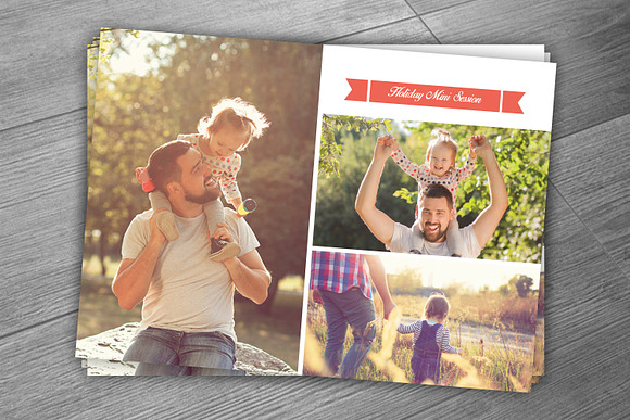 Holiday Mini Session Template-V299 in Flyer Templates - product preview 2