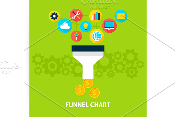 Sales Funnel Vector Concepts in Illustrations - product preview 3