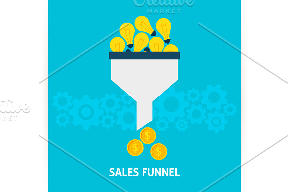 Sales Funnel Vector Concepts in Illustrations - product preview 4