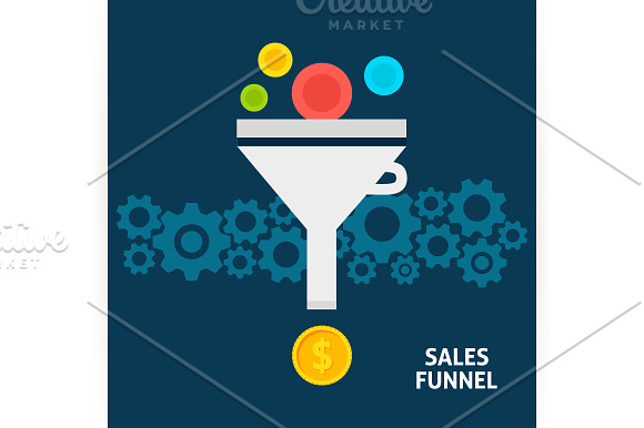 Sales Funnel Vector Concepts in Illustrations - product preview 5