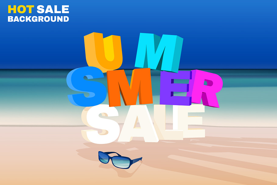 Summer Sale Typography