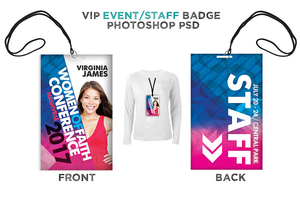 Womens Event VIP Badge