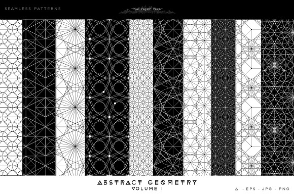 Abstract Geometry Seamless Patterns in Patterns - product preview 2