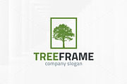 Tree Frame Logo Template
