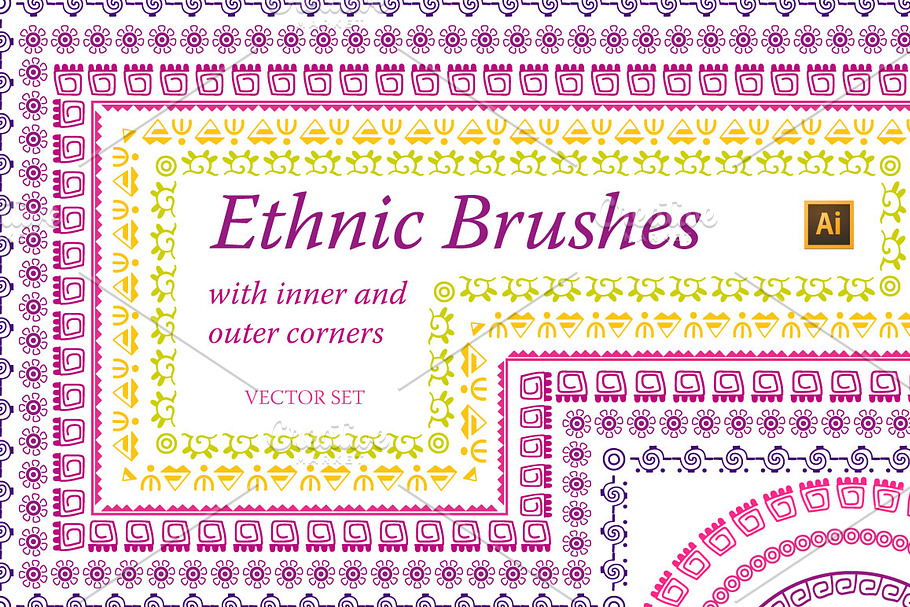 Ethnic Mexican Brushes in Photoshop Brushes - product preview 8