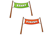 Streamers of Start and Finish