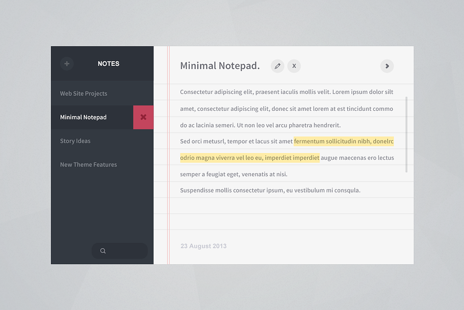 Notepad App Interface in Product Mockups - product preview 8