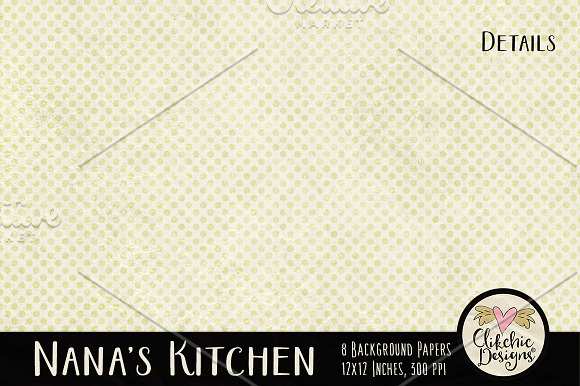 Nana's Kitchen Digital Paper Pack in Textures - product preview 5