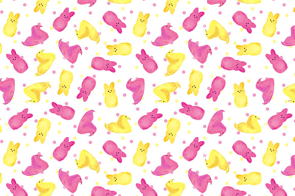 Watercolor Seamless Pattern - Easter in Patterns - product preview 4