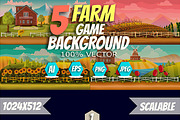 5  Farm Game Backgrounds