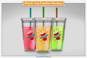 Plastic Cup Tumbler Mockup