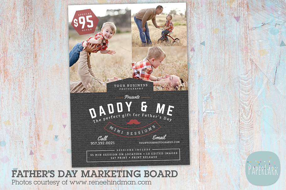 IF020 Father's Day Marketing Board