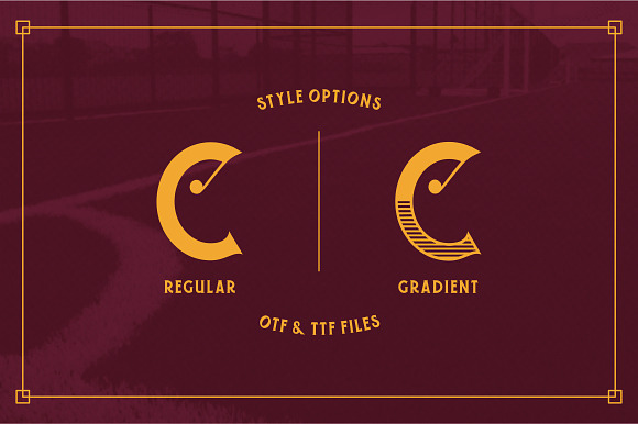 El Capitano Typeface in Display Fonts - product preview 1