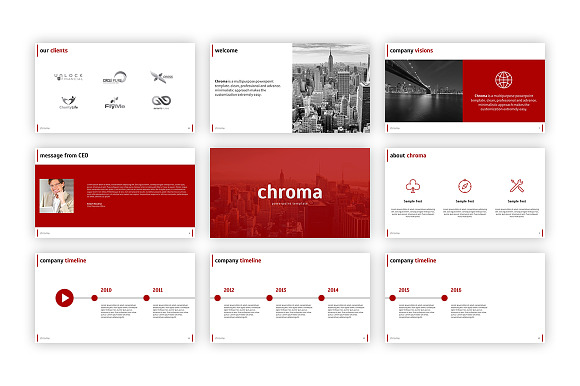Chroma - PowerPoint Template in PowerPoint Templates - product preview 2