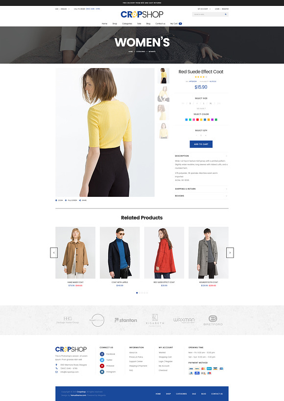 Cropshop - Magento 2 Theme in Magento Themes - product preview 2