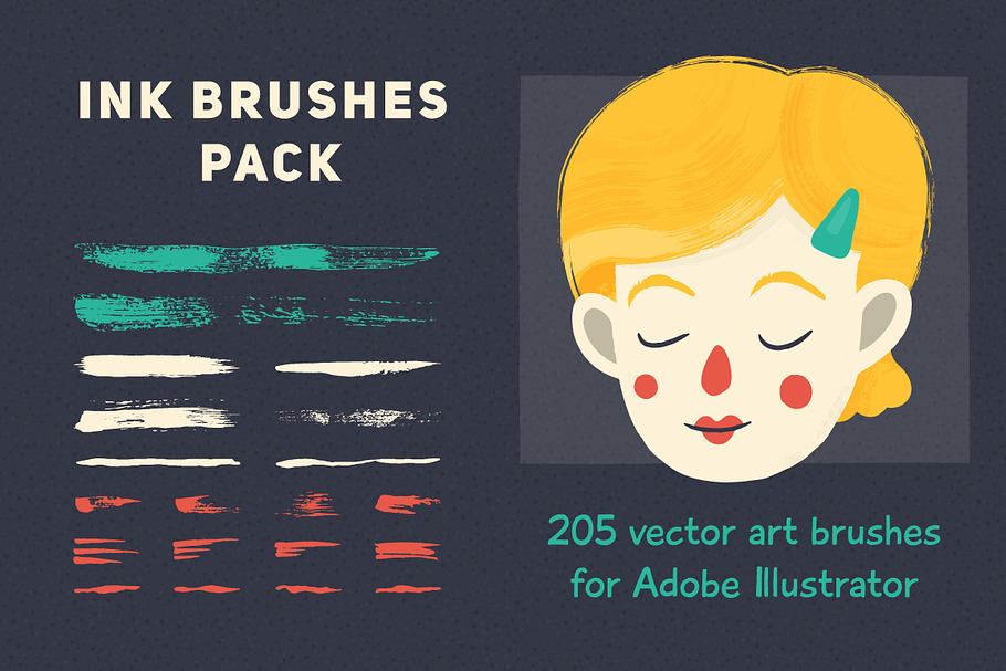 Ink Brushes Pack in Photoshop Brushes - product preview 8