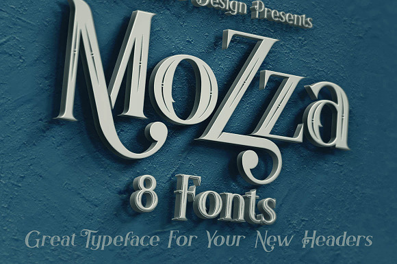 Mozza Typeface in Display Fonts - product preview 3