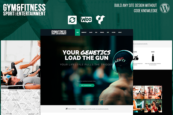 Gym WordPress Theme in WordPress Business Themes - product preview 4