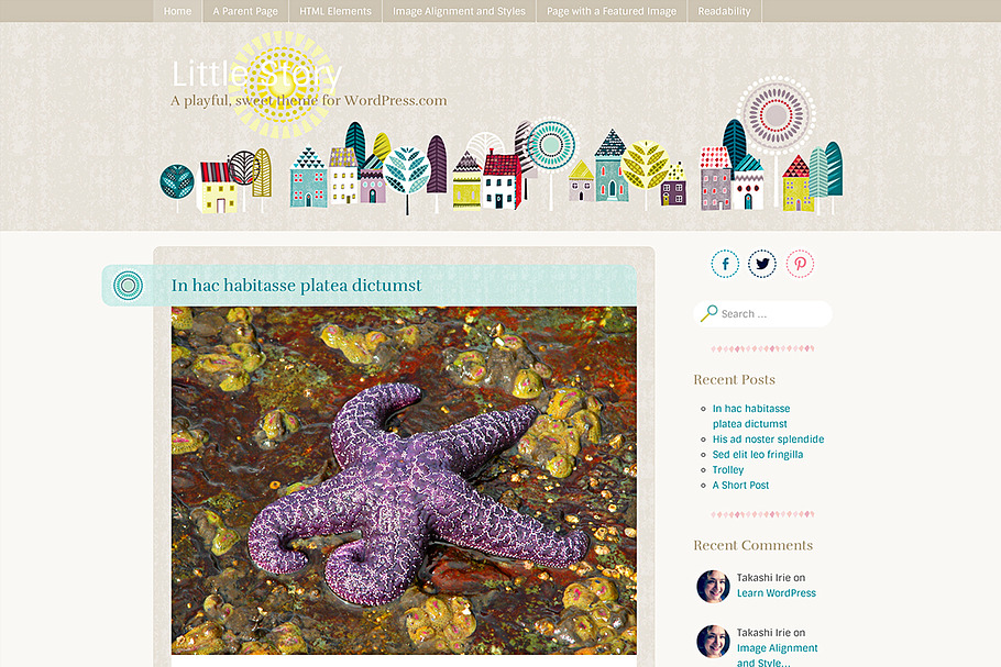 Little Story in WordPress Blog Themes - product preview 8