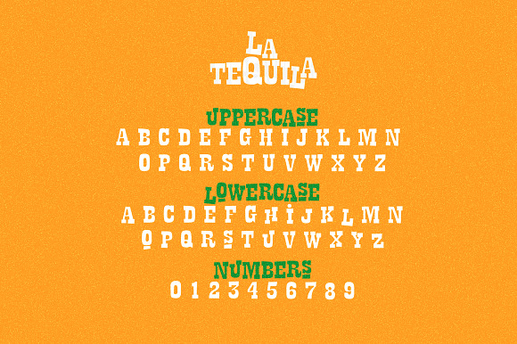 La Tequila Typeface in Display Fonts - product preview 1