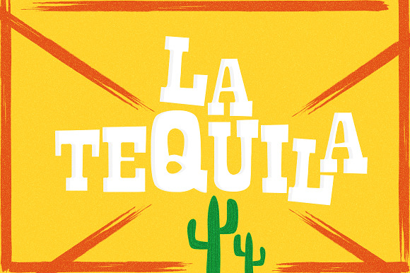 La Tequila Typeface in Display Fonts - product preview 5