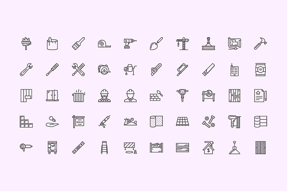 The Building Icons 100 in Graphics - product preview 1