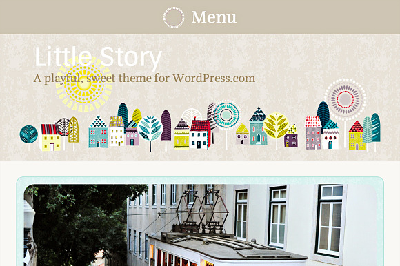 Little Story in WordPress Blog Themes - product preview 3