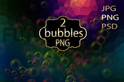 Bubbles Photoshop overlays. PNG.