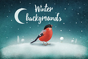 Winter Backgrounds Package 