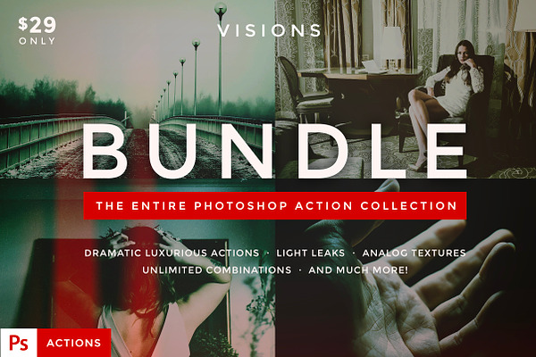 VISIONS - Photoshop Action Bundle
