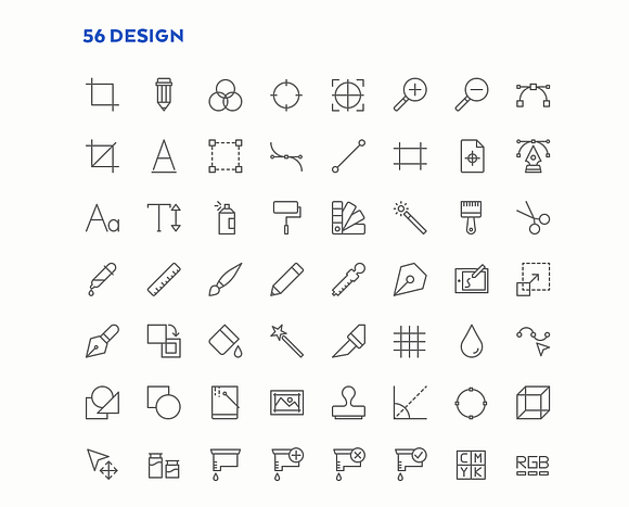 Design & Development Line Icons in Server Icons - product preview 2