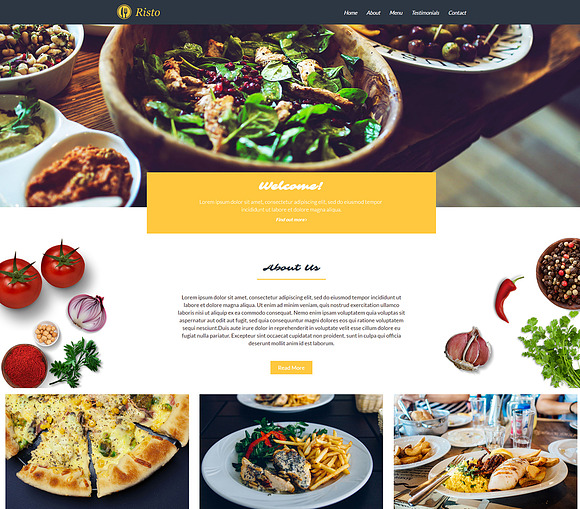 Risto Theme  in Bootstrap Themes - product preview 2