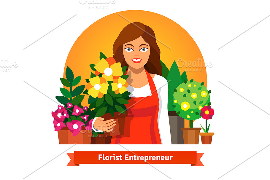 Florist business owner