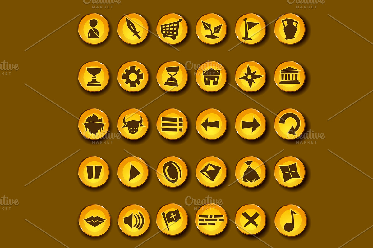 30 Video game cartoon vector icons in Icons - product preview 8